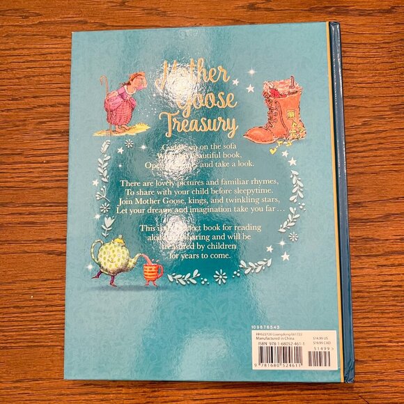 Mother Goose Treasury: Favorite Nursery Rhymes for Children Hardcover - Picture 2 of 8